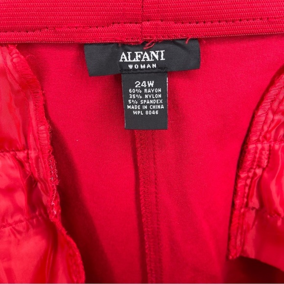 Alfani Women’s Pants with Gold Accents Size 24W - Picture 7 of 7